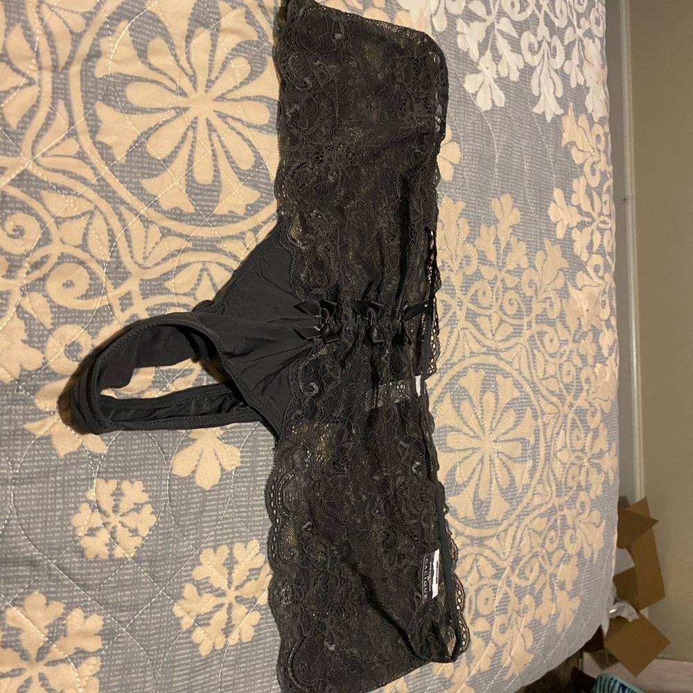 Wide side thong
